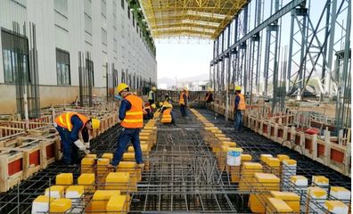 攀鋼高端鈦材制造基地建設全速跑