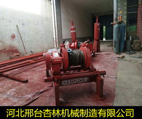 使用新版柴油機卷揚機移動方便 效率高